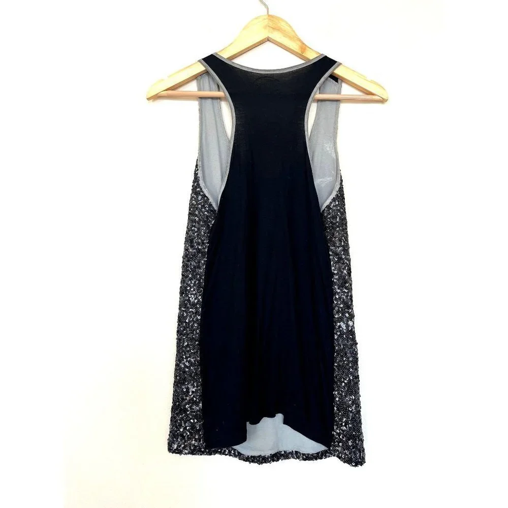INC Sleeveless Sequin Top Size L